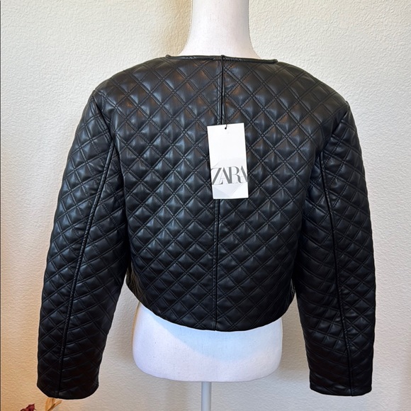 Black Quilted Women's Jacket - Picture 2 of 2